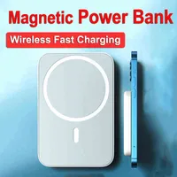 Power Power Banks Magnetic Wireless Charging Power Bank PD20W Mini Portable 20000mah Charger Charger Offic