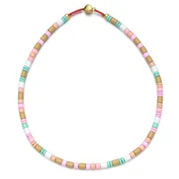 Colliers bon march￩ Jewelrynecklace Zmzy New Fashion Boho Tila Beads Spring Choker Collier Femmes Accessoires de mariage Cha￮ne de corde CHACKET ...