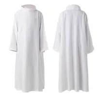ارتداء المرحلة من الشرق الأوسط العربي الكاثوليك الكاثوليك رجال الدين أردية القديسين القديسين الهالوين أردية ملابس بيضاء T220905