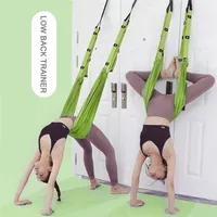 Strisce di yoga tirano la corda della gamba tratono alla gamba Aerial trainer femmina palestra cintura regolabile oscillazione per montaggio 220906