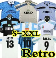 1999 2000 2001 Jerseys retro de Lazio Klose 11 Sergej 91 92 98 99 Soccer Jersey Nesta 13 Home Maglietta da Calciatore
