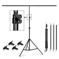 Studios T shape Metal Backdrop Background Support Multiple Sizes For Photography Photo Studio Video Cromakey Green Screen