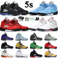 With Box Jumpman 5 Basketball Shoes Sports Sneakers Concord Green Bean Racer Blue Bluebird Moonlight Raging Red Stealth Men 2.0 Alternate What The Anthracite Mens