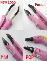 Fusion Hair Extension Iron connector Keratin Bonding Tools Fusion Heat Connector Professional hair extensions Connectors four styl