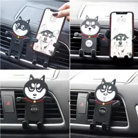 Cartoon Car Phone Holder Air Vent Mount Mobile Phone Support GPS Stand Car Phone Mount Bracket For Huawei XiaoMi IPhone Samsung