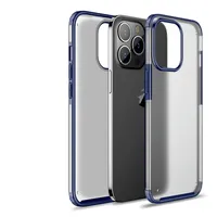 Clear Matte Bumper Phone Cases For Iphone 14 Pro Max 13 Samsung Galaxy S22 Ultra A23 A73 A53 A33 A03S One Plus 10 Nord 2 Hybrid Covers