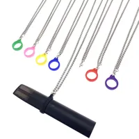Ecig Lanyard vape pen Necklace With silicone Ring Vapesoon For Nfix Novo Zero Relx Yooz Nord Caliburn Crown JUUL disposable vapor pod device