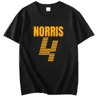 Fórmula Uno Lando Norris F1 Merch Merch Casual Unisex Manga corta Mujeres Camiseta Harajuku Y2K Grunge Estate Estética Camiseta
