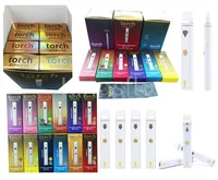 Torch Disposable E-cigarettes 2ML Vape Pen 350mAh Battery Rechargeable 10 strains Empty Carts With Packaging Kit