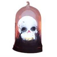Luci notturne Festival Ghost LED Triciola per piccola paradisi per decorazione per decorazioni per lampada da gallina nero cranio testa night luce t220915