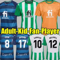 22 23 Real Betis Soccer Jerseys Joaquin B Iglesias Camiseta de Futbol Juanmi Canales Fekir 2022 2023 Camisetas Men Especial Kit Kids Green Jerseys Organce Tops 616901