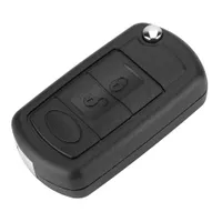 3 botões Car Dobração remota Flip FOB CASE TAPE BLADE CHELHAT SHECL para Land Rover Discovery