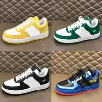 MEN MENSION SHOINER SHONERER Running Shoes Classic Leather Printing Chaussures Platform Skateboarding Sneaker مع Box Size 38-46