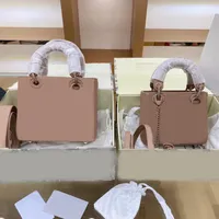 Kobiety małe kwadratowe torby krzyżowe z pudełkiem SLIK szalik Dwa długie skórzane paski luksusowe projektant prawdziwy M S Torebki torebki TOSS 2 Rozmiar 20 lub 18 cm