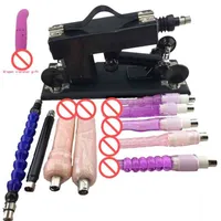 Haushaltsgeräte Massage liefert Klassiker Stil A2 leistungsstarke Sexmaschinengewehrkanone mit 7 Dildos weibliche Masturbation Automatisch UAL -Geschlechtsverkehr Roboter -Spielzeug FO