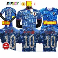 قمصان كرة القدم ، الإصدار 22 22 اليابان لكرة القدم القميص الكابتن تسوباسا اليابانية الطبعة الخاصة بالمنزل الأزرق الرسوم المتحركة #10 Atom Kagawa Okazaki 2021 2022 Men Women Ki C1dm #