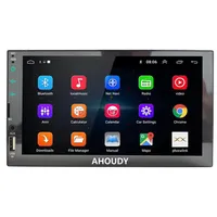 Ahoudy Car Video Stereo 7inchダブルディンカータッチスクリーンDigital Multimedia Receiver with Bluetooth Reaビューカメラ入力Apple 278L