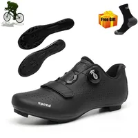 Road Cycling Shoes Men Mtb Mountain Bike Sneakers Outdoor Black Sports Ultralight Zapatillas Ciclismo Auto-bloqueo de la bicicleta Calzado287V