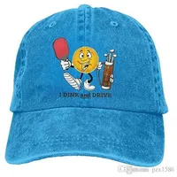 Pickleball Sport Baseball Caps لطيف قبعات Snapback منخفضة للفتيات في سن المراهقة 280 فولت