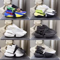 Designer Bullet Shoes Trend Super Thick High Sole Black White Color Matching Runner Sneakers Size 35-46