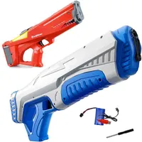 총 장난감 전기 물총 여름 야외 해변 수영장 대용량 장거리 발사 워터 총 장난감 성인을위한 하이테크 장난감 어린이 T220907