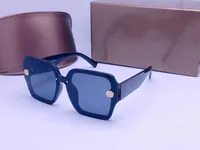 Luxuros homens de luxo Mulheres negras IMITAÇÕES DE LUZUGHS Brands Designer 2022 Sol óculos Branco Verde Big Frame Tons 8246 vêm com caixa