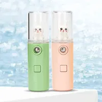 Humidifiers 2022 Mini Nano Mist Spray Cooler Facial Steamer Humidifier Usb Rechargeable Face Moisturizing Mist Beauty Skin Care Tools J220906