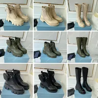 Designer Boots Monolith Boot Men Women Rois Boot Ankle Martin Bootie Genuine Nylon Booties Filite