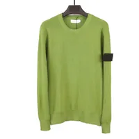 Sweaters de talla grande para hombres 2022 Nuevo color sólido Sweater de chaleco de cuello redondo Sweater de base acanalada 2221#