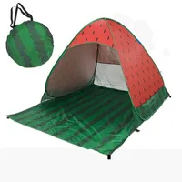 Widea New Up Beach Tent Tent Watermelon Beach Sunshelter UV-Schutz schnell automatisch offenes Fischerei Wandern und Camping Gavebo272y