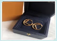 Designer Earrings Fashion Gold Hoop Earrings For Lady Women Party Earring N
