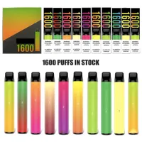 E Cigarettes XXL 1600 Puffs Disposable Vape Pen 3.2ML 850MAH Bettery Prefilled Pods Cartridges Vapor Kit in Stock