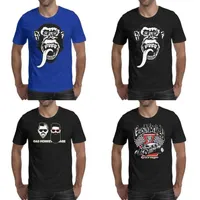 패션 남성 인쇄 가스 원숭이 차고 Badass Spark Plugs T 셔츠 검은 밴드 셔츠 미국 의상 콘테스트 가스 몬키 -Gar214c