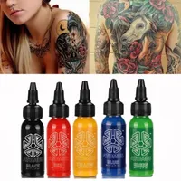 Tatuaż atramenty 30 ml INKT Pigment 5 Kleuren Body Art Kits Professionele Faily Fals Make Levert Semi-Permanente Wenkbrauw