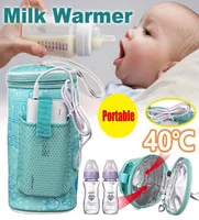 USB Portable Baby Milk Bottle Warmer Out Feeding Heating Conservation Bag 2