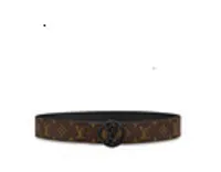 5A Top Quality Brand Designer Belts M0170Q Circle Letter Button Reversible Mens Authentic Official With Box