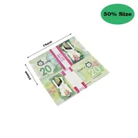 소품 돈 CAD 캐나다 파티 달러 캐나다 지폐 가짜 노트 영화 영화 Props238I245R