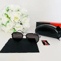 Мужские автомобильные солнцезащитные очки классический бренд Retro Women 2022 Luxury Designer Eyewear Rera Bands Metal рамные дизайнеры солнцезащитные очки женщина