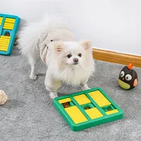 Juguetes para perros Chews Puzzle Dog Food Fidget Toy Towl Towl Slow Comeño interactivo Dispensador Juego de juego Placa de juguete para entrenamiento IQ Enriquecimiento mental 220908