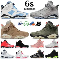 jumpman 6 men women 6s basketball shoes Georgetown UNC White Red Oreo British Khaki Olive Black Cat Bordeaux Bred mens trainers sports sneakers