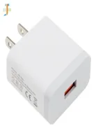 50pcslot Single USB Charger 2A Fast Charging Travel US Plug Adapter Portabl