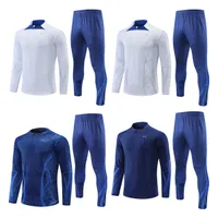 Nuevo 2023 para adultos y niños Soccer Raining traje para hombres kit de mangas largas uniformes de chapas de pista 22 23 kits de pelaje de fútbol de tren