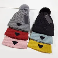 Ni￱os adultos gruesos sombrero de invierno espeso para mujeres cable estirado suave tejido pompones Gorro de pompones sombreros callosos de mujer Gorri￳n ni￱a Ski C246E