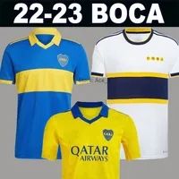 22 23 Boca Juniors a casa in trasferta Maglie da calcio 2022 2023 Carlitos Benedetto Villa Maradona Salvio Medina Varela Tercera Salvio Pavon Shirt Football Men Kid Kit