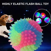Light Up Balls Toys Flashing Elastic Ball Pet Pet Molar Świecająca interaktywna zabawka 908