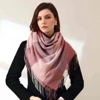 2022 espessura inverno quente cashmere pashmina shawl feminino lenço de cachecol scand com borla feminina estobas estobas de poncho ECHARPE T220914