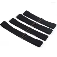 Belts Elastic Band Wide Simple Down Coat Waist Belt Female Buckle Black Strap Dress Decoration Accessories