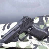 미니 합금 권총 사막 독수리 Glock Beretta Colt 장난 장난감 총 모델 성인을위한 소프트 총알 컬렉션 어린이 GIFTS245V