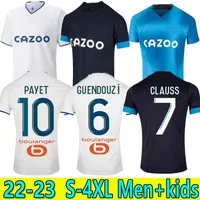S-4xl Marseille King 22 23 Soccer Jersey Clauss Alexis 2023 2022 OM Milik Payet Maillot de Foot Cuisance