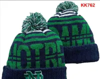 Notre Dame Fighting Beanie irlandês Baseball norte -americano Baseball NCAA Side Patch Patch Winter Wool Sport Knit Hat Skull Caps Capon Casquette